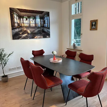 Grosse In Jugendstil-villa, Kassel-bad Wilhelmshoehe Am Unesco-bergpark, Herkulesblick, 3 Schlafzimmer, Boxspring-betten, Bis 8 Personen, Balkon, Kostenfreie Parkplaetze - Art City-studio 11